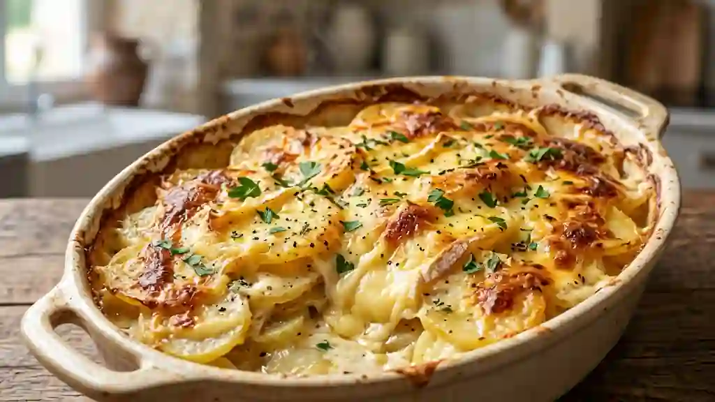 Gratin de pommes de terre au brie ultra-crémeux - Photo de présentation