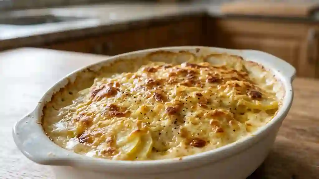 Gratin de pommes de terre fondant express - Photo de présentation
