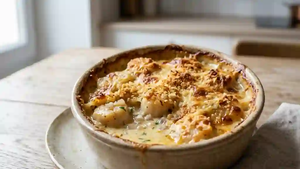 Saint-Jacques Crémées et Croûte Dorée - Photo de présentation