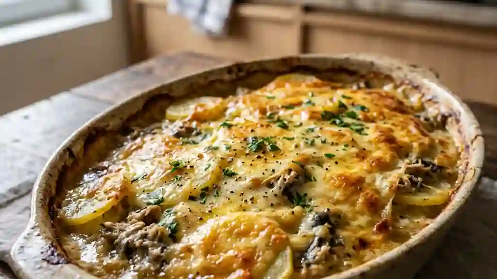 Gratin de sardines au Reblochon fondant - Photo de présentation