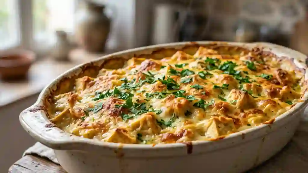 Gratin de tofu fondant à la muscade - Photo de présentation