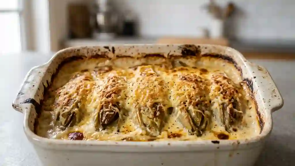 Gratin d'endives fondant au Carré Frais - Photo de présentation