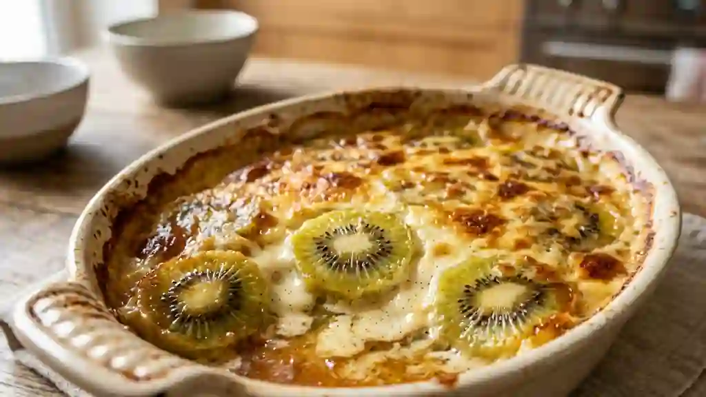 Gratin de Kiwis Caramélisés à la Vanille - Photo de présentation