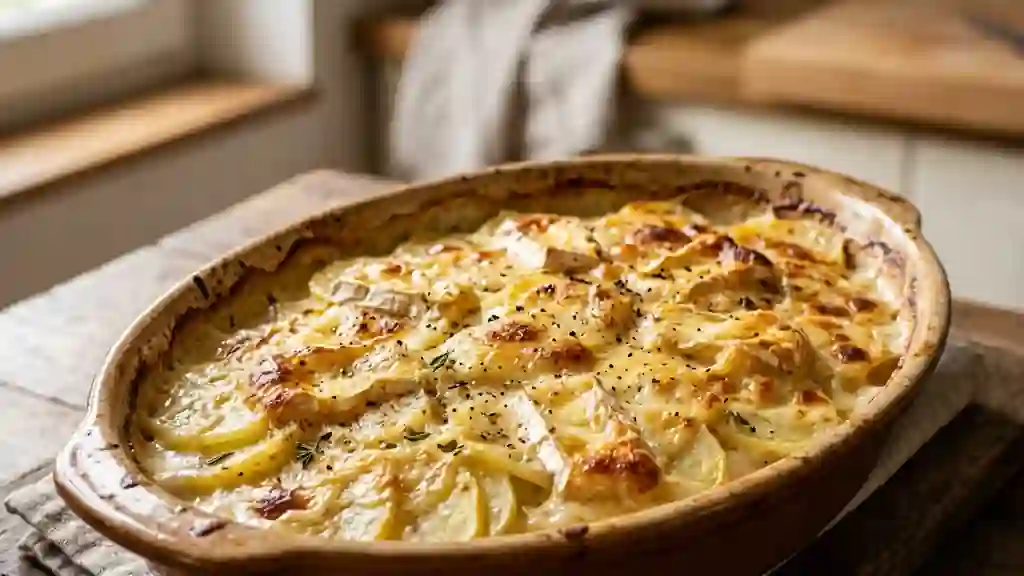 Gratin Normand fondant au Camembert - Photo de présentation