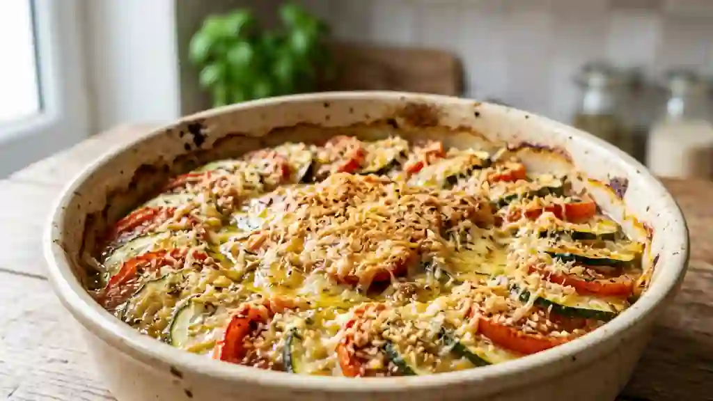 Gratin provençal fondant et croustillant - Photo de présentation