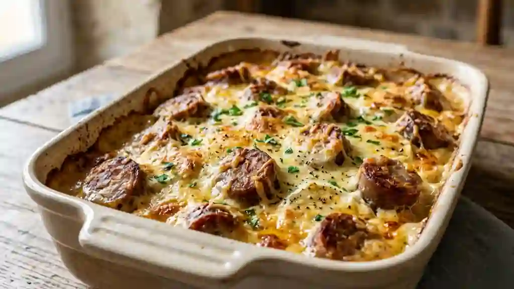 Gratin d'Andouillettes au Chèvre Crémeux - Photo de présentation