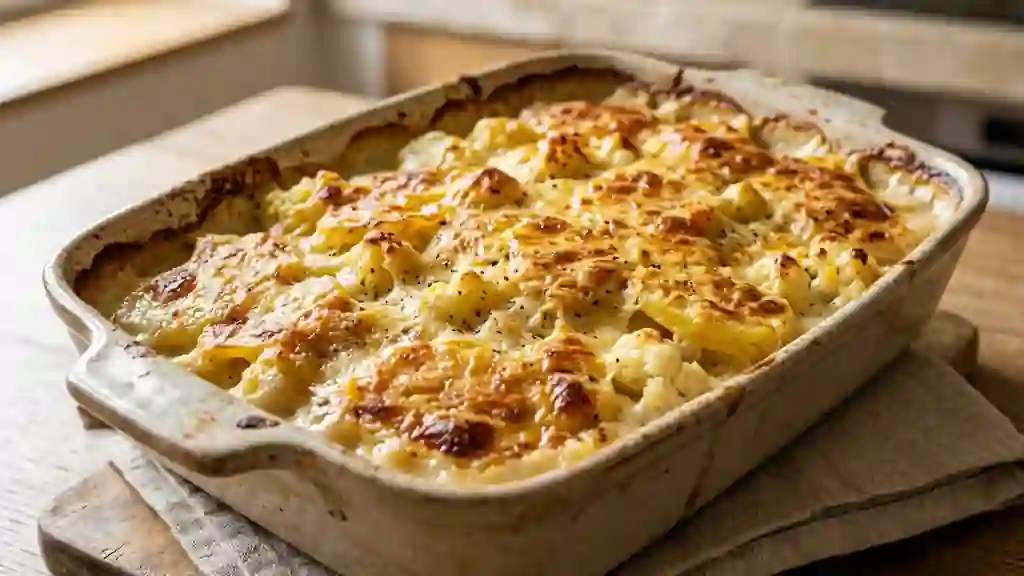 Gratin Fondant Chou-Fleur et Patates - Photo de présentation