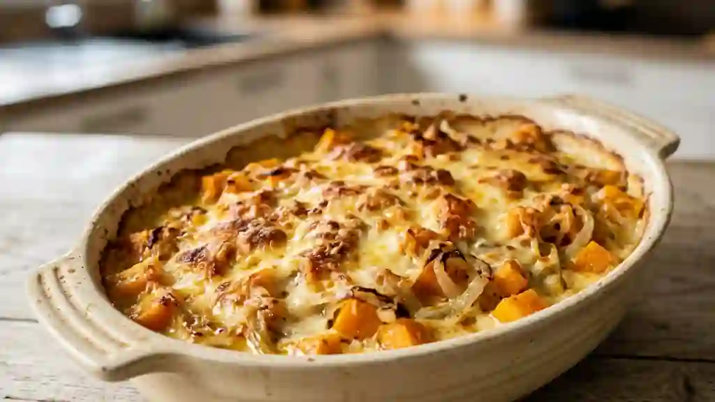 Gratin de potiron fondant au comté fruité - Photo de présentation
