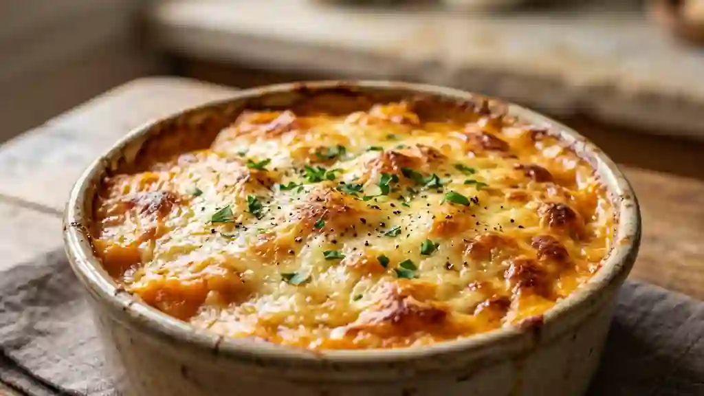 Gratin de purée fondant carotte et muscade - Photo de présentation