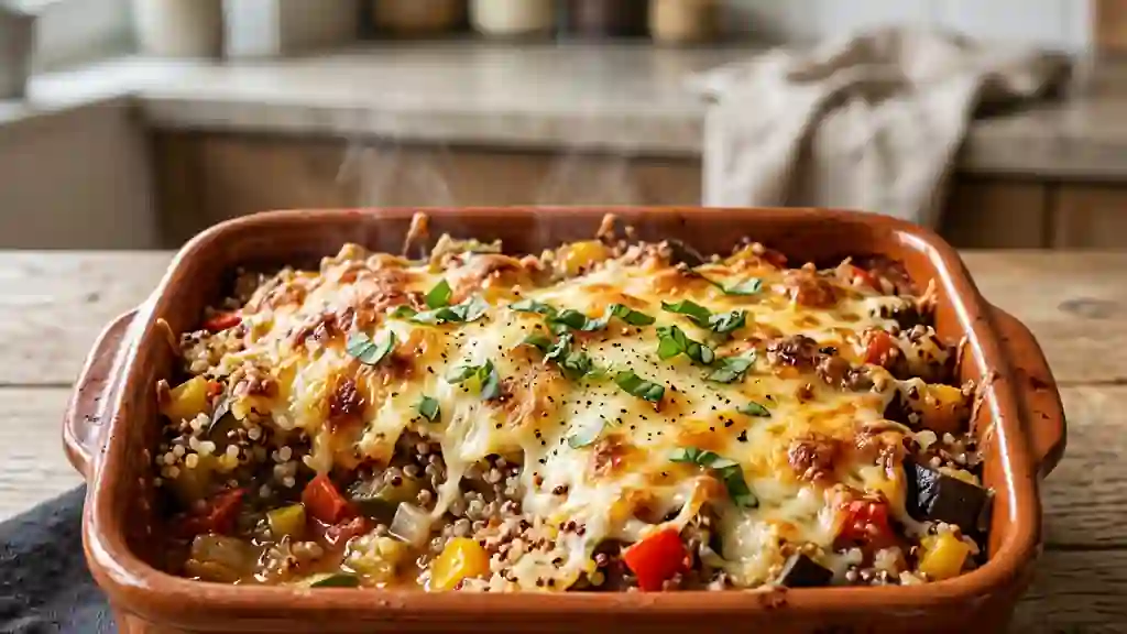 Quinoa gratiné à la ratatouille fondante - Photo de présentation