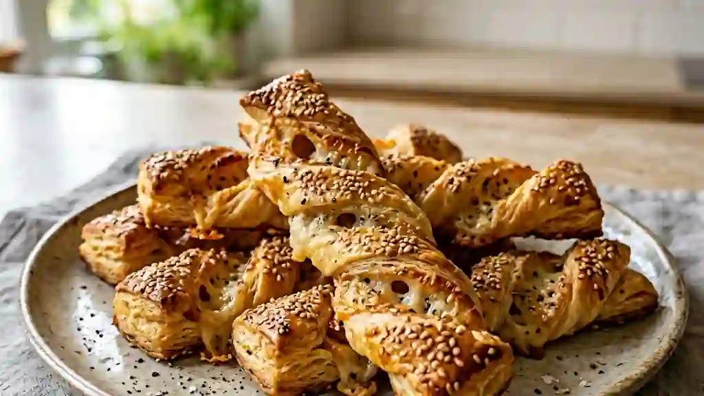 Griffes de Lion feuilletées au fromage - Photo de présentation