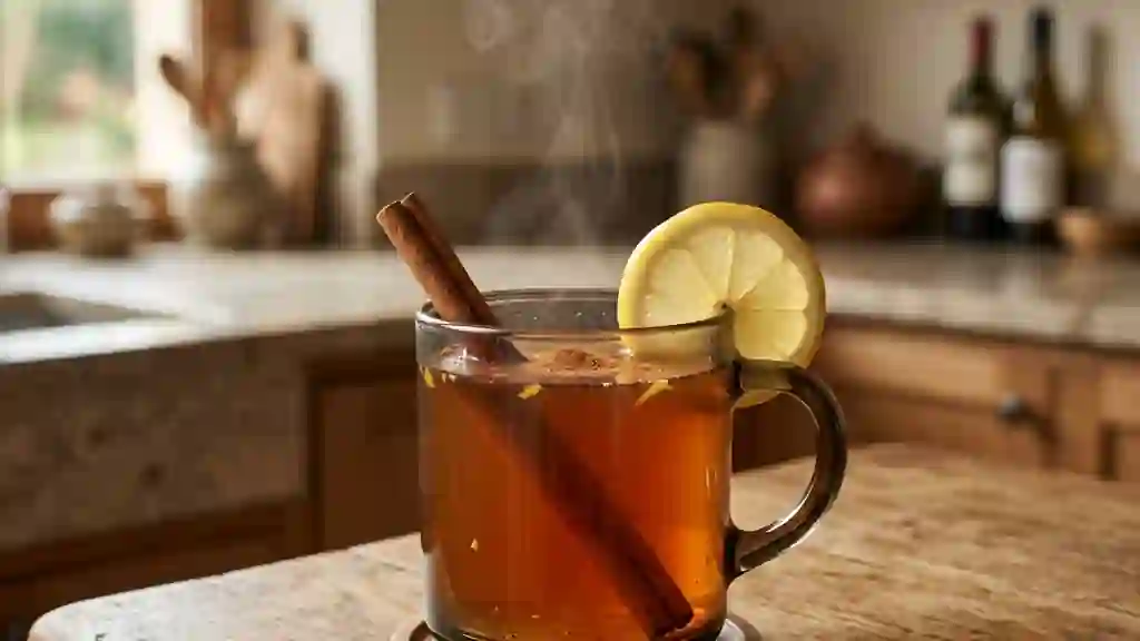 Grog au rhum ambré, miel et cannelle - Photo de présentation