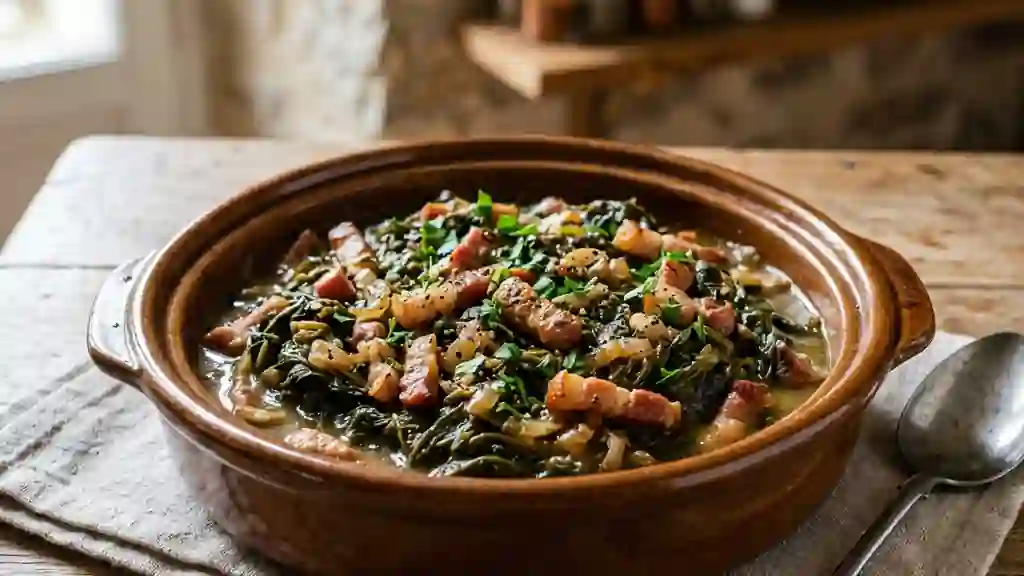 Groin d’âne fondant aux lardons fumés - Photo de présentation