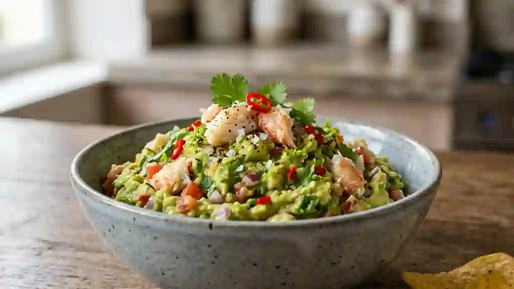 Guacamole au crabe onctueux et iodé - Photo de présentation