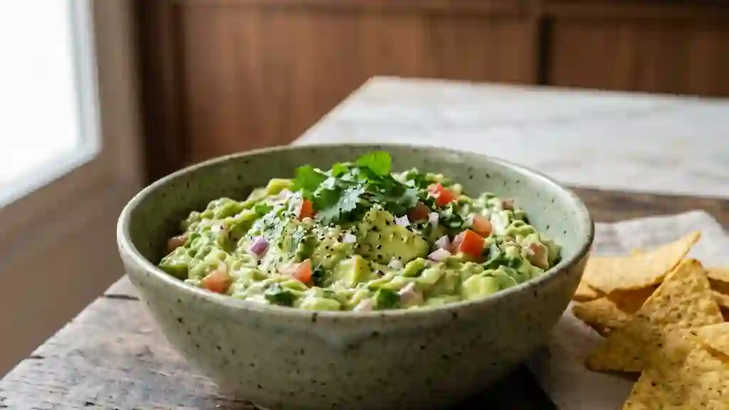 Guacamole Velouté au Yaourt et Citron - Photo de présentation