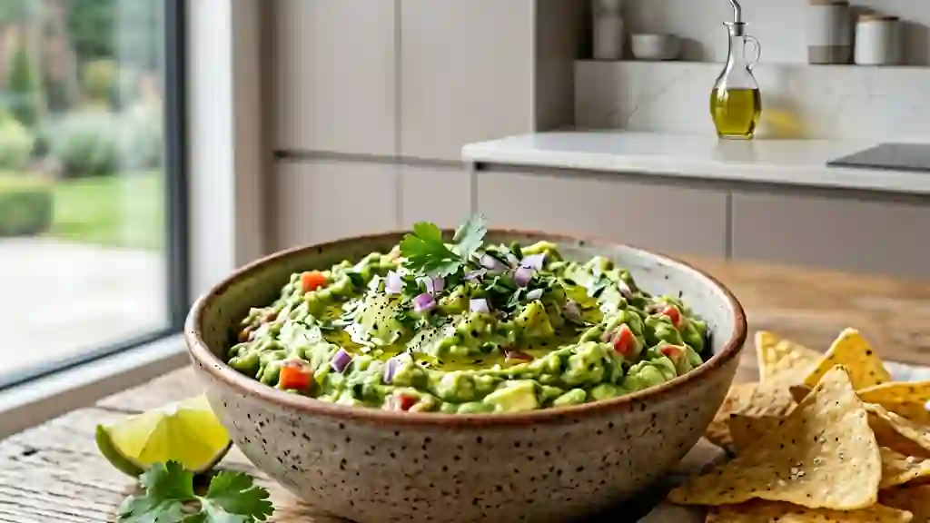 Guacamole onctueux à la coriandre fraîche - Photo de présentation
