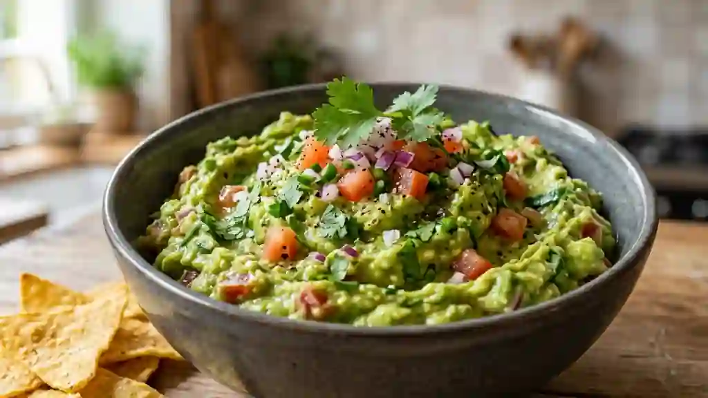 Guacamole onctueux à la coriandre fraîche - Photo de présentation