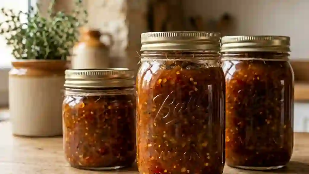 Chutney de tomate acidulé au gingembre - Photo de présentation