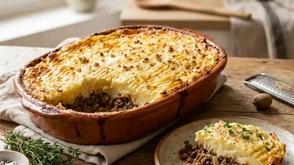 Hachis Parmentier fondant et muscadé - Photo de présentation