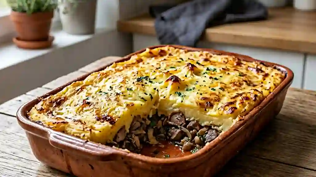 Parmentier de gésiers confits et foies fondants - Photo de présentation