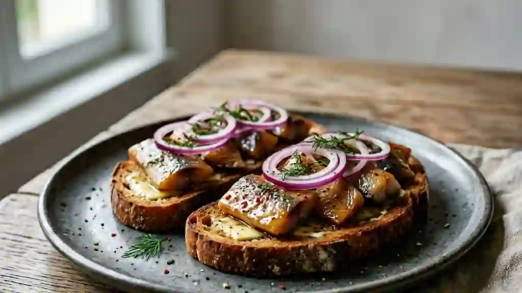 Toasts de Harengs Fumés au Piment d'Espelette - Photo de présentation