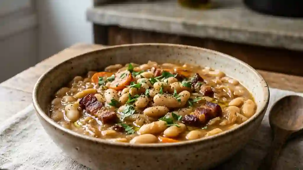 Haricots Fondants au Lard Fumé - Photo de présentation