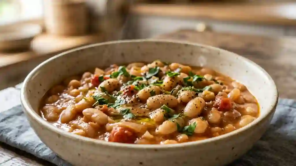 Haricots coco fondants à la tomate - Photo de présentation