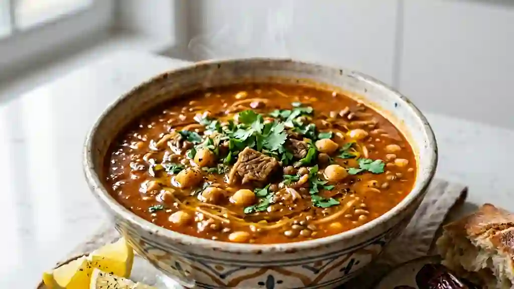 Harira onctueuse à l'agneau et épices - Photo de présentation