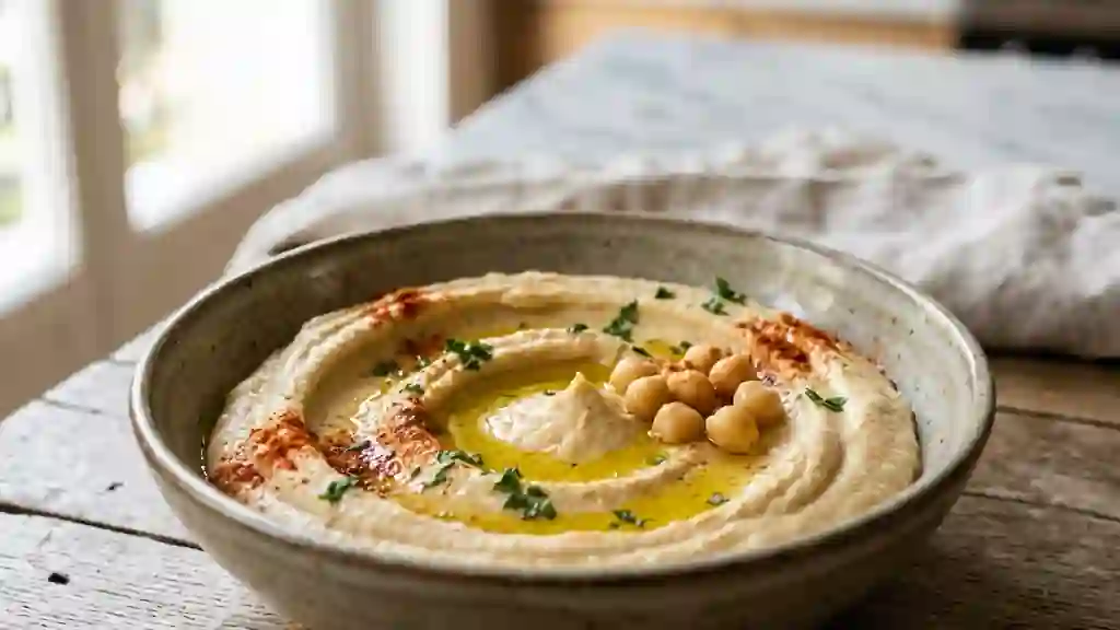 Houmous ultra crémeux au tahini - Photo de présentation