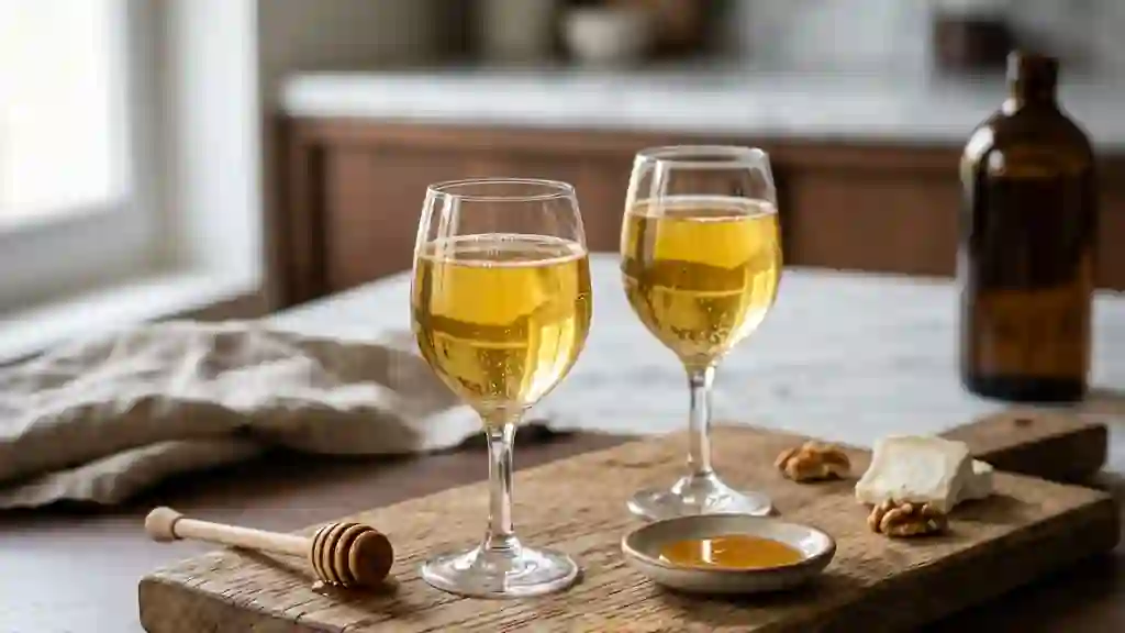 Hydromel ancestral, doux et ambré - Photo de présentation