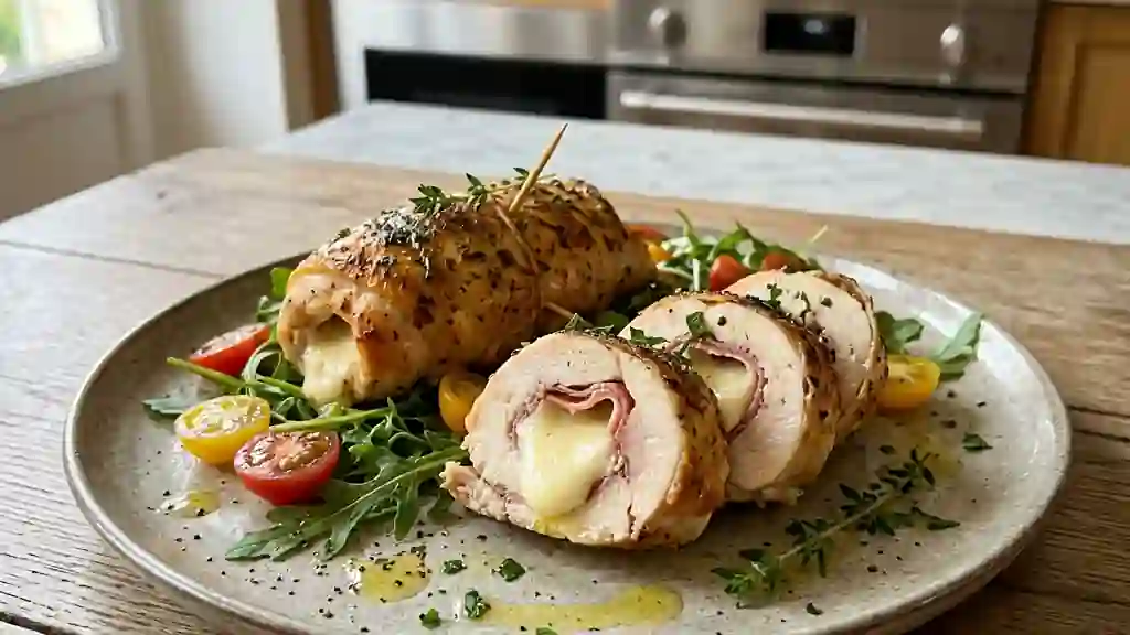 Involtinis de poulet au chèvre fondant - Photo de présentation
