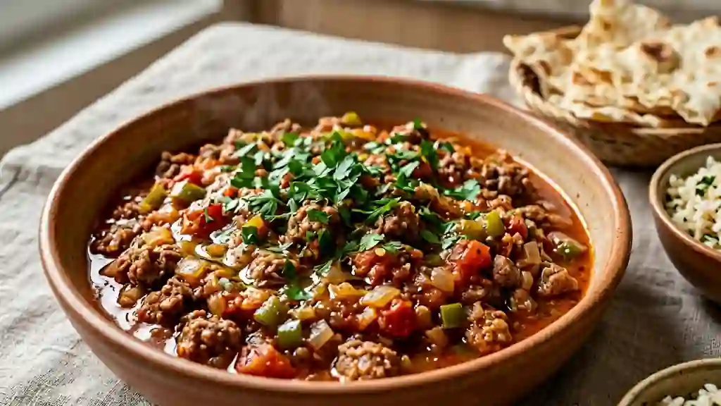 Itch à l'Agneau Fondant et Tomates Épicées - Photo de présentation