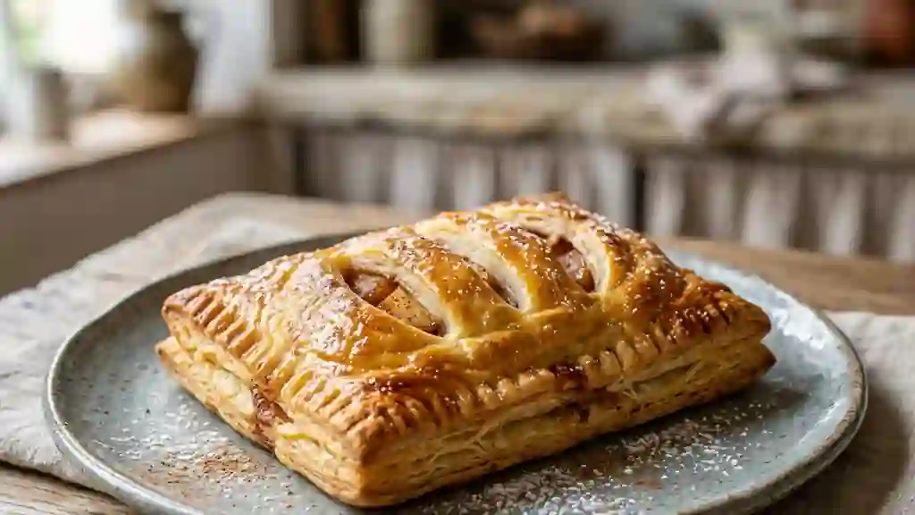 Jalousie aux pommes croustillante et cannelle - Photo de présentation