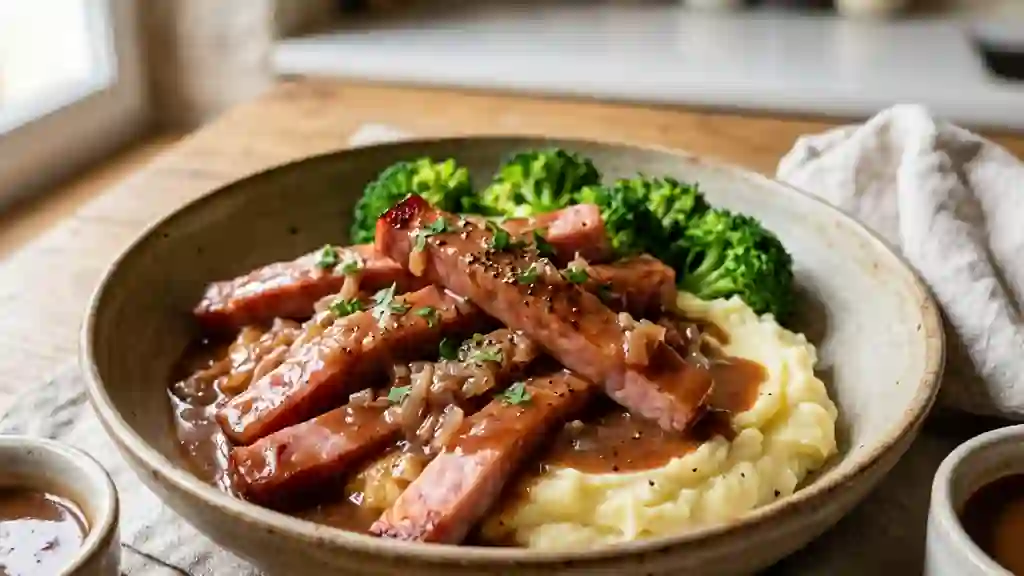 Émincé de Jambon Crémé au Porto - Photo de présentation