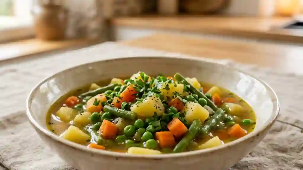Jardinière fondante aux petits légumes frais - Photo de présentation