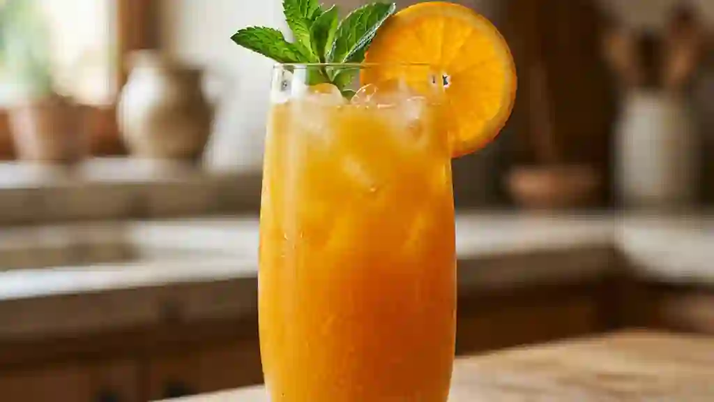 Nectar vitaminé orange, pomme et miel - Photo de présentation