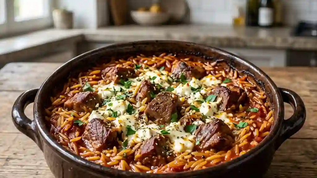 Juvetsi : agneau fondant et orzo crémeux - Photo de présentation