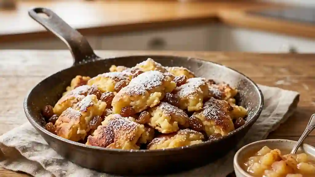 Kaiserschmarrn nuageux aux raisins secs - Photo de présentation