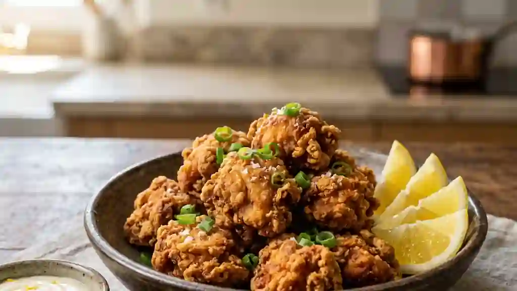 Karaagé : Poulet frit japonais ultra-croustillant - Photo de présentation