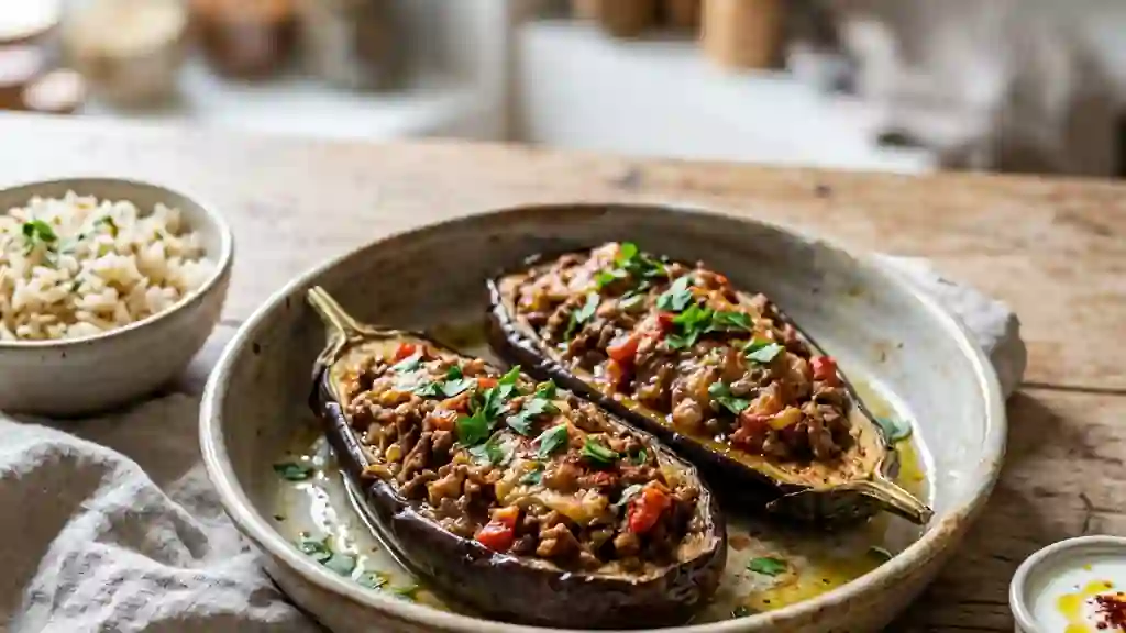 Karniyarik : Aubergines Confites à la Turque - Photo de présentation
