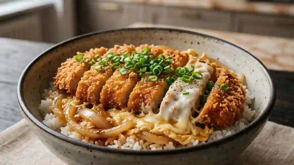Katsudon croustillant et œuf soyeux - Photo de présentation