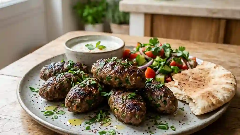 Keftas de bœuf fondantes aux herbes - Photo de présentation