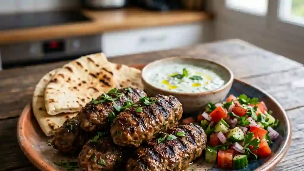 Keftas de bœuf grillées et parfumées - Photo de présentation