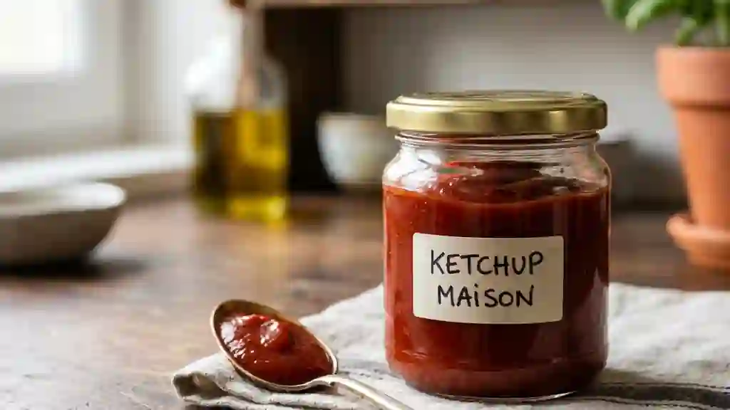 Ketchup onctueux aux tomates fraîches - Photo de présentation