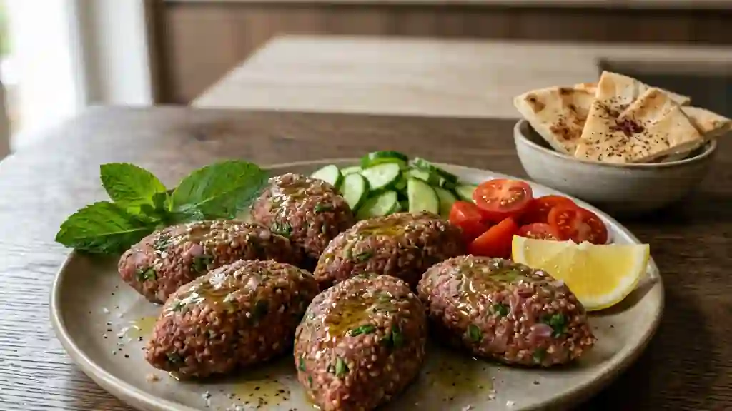 Kibbe naye : tartare libanais fondant et épicé - Photo de présentation