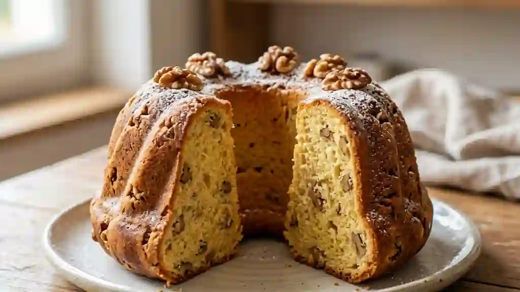 Kouglof Moelleux aux Noix Croquantes - Photo de présentation