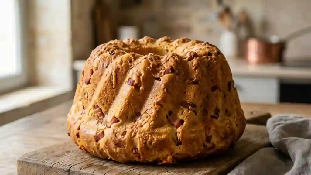 Kouglof salé moelleux aux lardons - Photo de présentation