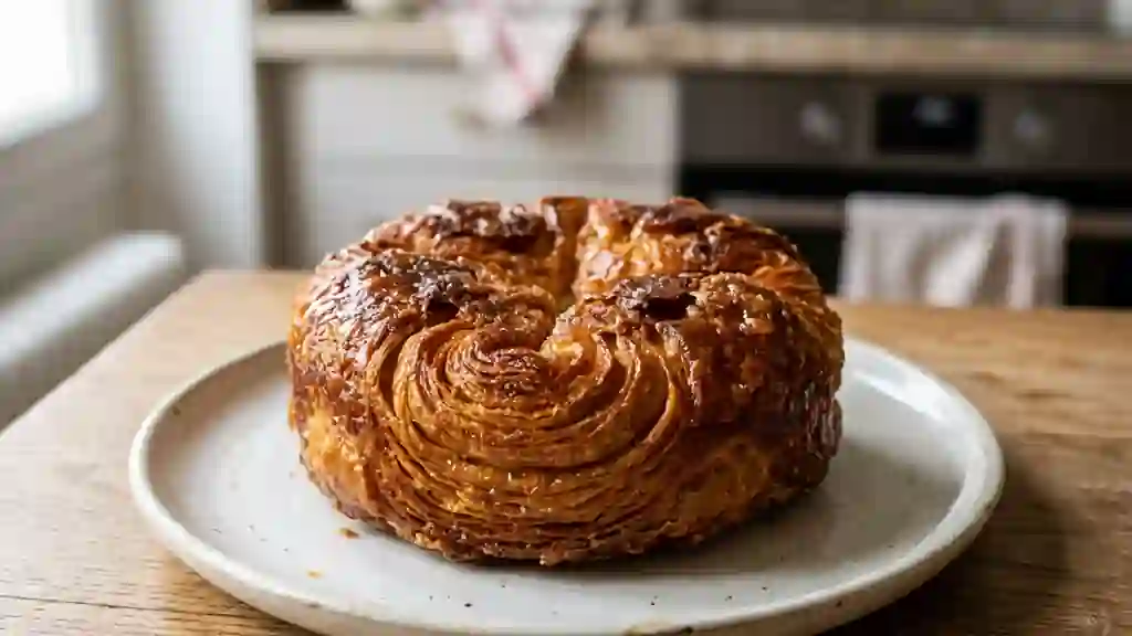 Kouign Amann Croustillant au Beurre Salé - Photo de présentation