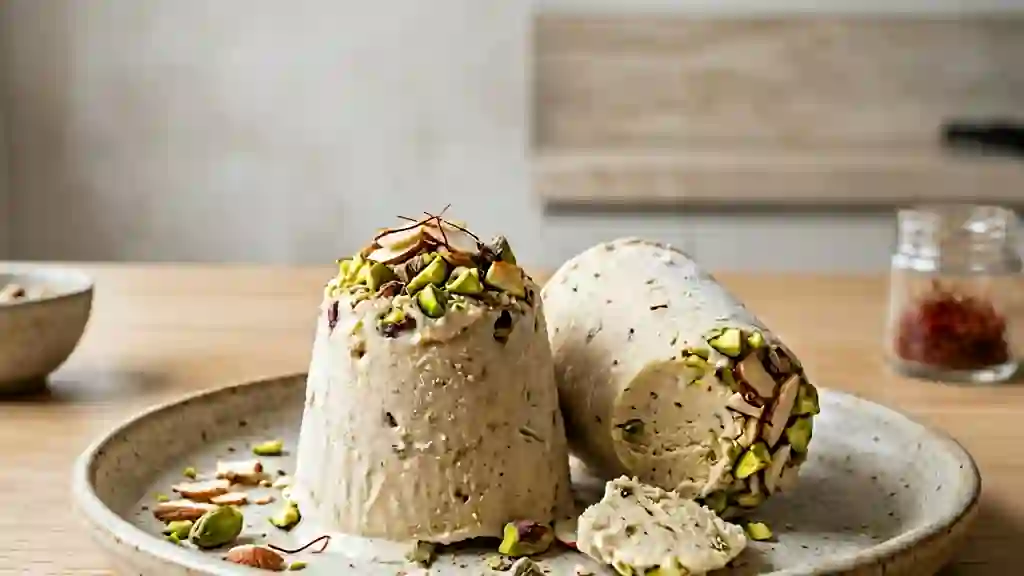 Kulfi glacé : Onctueux cardamome & pistache - Photo de présentation