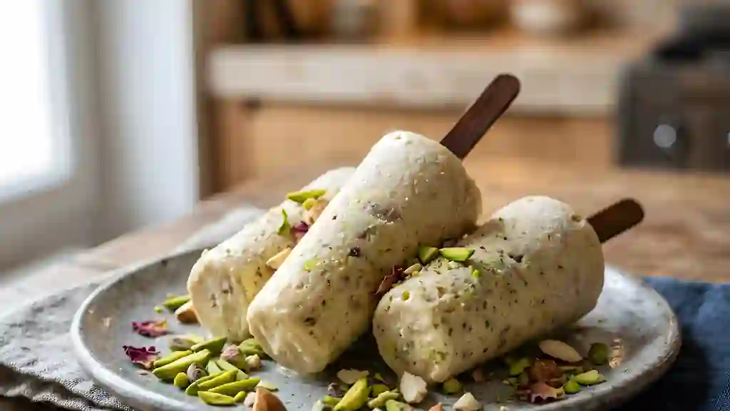 Kulfi fondant à la pistache et cardamome - Photo de présentation